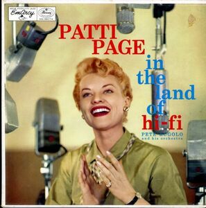 USプレスLP！DG 深溝 MONO盤 Patti Page / In The Land Of Hi-Fi【EmArcy / MG 36074】パティ・ペイジ Bud Shank , Bob Cooper ジャズ