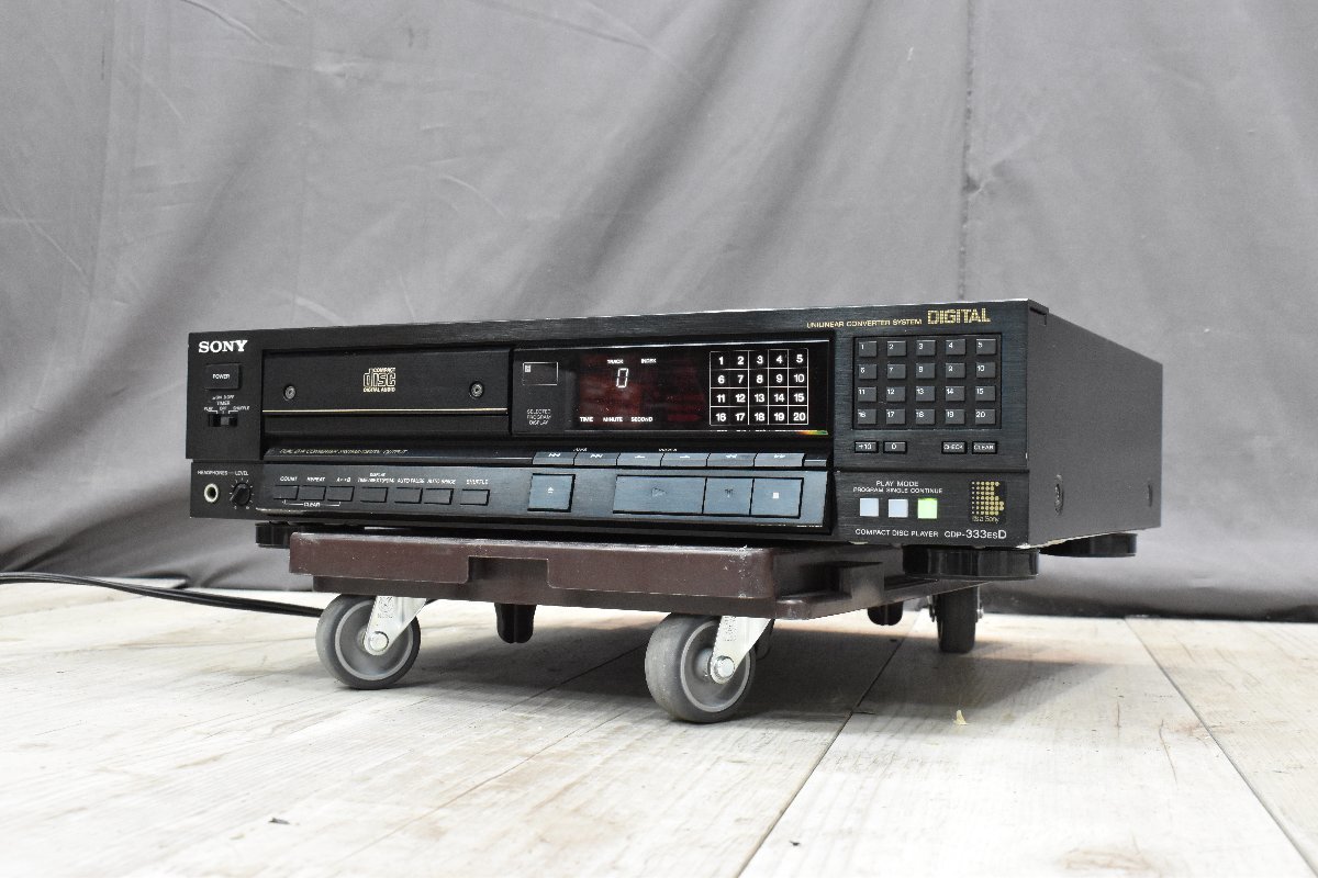 ソニー CDプレーヤー SONY CDP-333ESD ジャンク-
