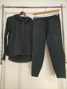 状態良好 NIKE ナイキ アドバンス フリースケイプ パンツ スウェット上下 セットアップ M 黒 ★トレーニングウエア