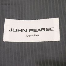 JOHN PEARSE ジョンピアース 秋冬 イタリア製 SUPER120'S生地★ 千鳥柄 テーラード ジャケット Sz.92A5　メンズ　I3T01123_9#N_画像6