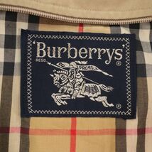 90s★ BURBERRYS ヴィンテージ バーバリー 裏ノバチェック★ ステンカラー バルマカーン コート Sz.胸囲88 身長160　メンズ　I3T01240_9#O_画像6