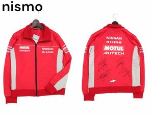 未使用★ nismo 日産 ニスモ MOTUL AUTECH 【サイン入り】 ドライバー レプリカ ジャージ トラック ジャケット Sz.L　メンズ　I3T01082_9#O