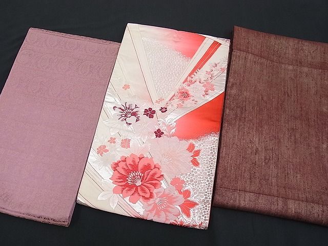 ヤフオク! -「更紗 着物」(帯) (女性和服、着物)の落札相場・落札価格