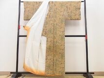 平和屋野田店■上質な小紋　御所解文　逸品　n-hj5659_画像3