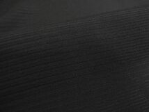 平和屋-こころ店■夏物　黒紋付　絽　着丈146cm　裄丈62cm　正絹　逸品　B-ph4685_画像8
