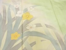 平和屋-こころ店■訪問着　友禅　草花文　暈し染め　金彩　着丈158.5cm　裄丈63cm　正絹　逸品　A-wj5233_画像4