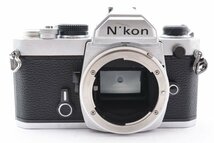 ★超美品　動作確認済★ NIKON ニコン FM シルバー フィルムカメラ　説明書付　モルト新品交換済 防湿庫管理　#Y894_画像2