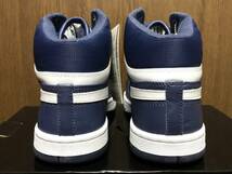 05年製 1000足限定 NIKE HTM COURT FORCE HIGH ナイキ コートフォース 藤原ヒロシ HF 別注 コラボ【311749-412】トワイライトブルー 紺 US9_画像3