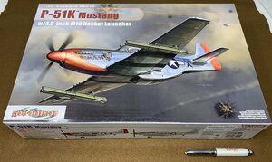 Φプラモデル P-51K Mustang アメリカ陸軍 ノースアメリカン Ｐ-５１Ｋ マスタング w/4.5インチ M10ロケットランチャー ドラゴン