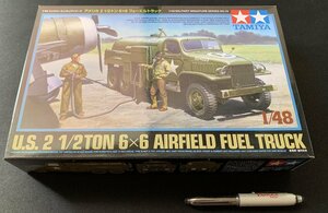 Φ plastic model America 2 1/2 ton 6×6 fuel truck Tamiya 