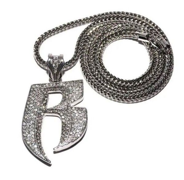 【大人気】 silver シルバーネックレス CZダイヤモンド HIPHOP