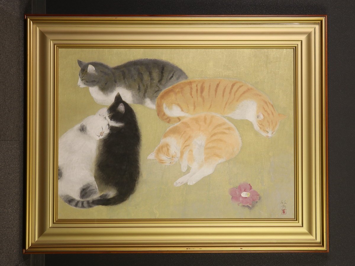 2023年最新】Yahoo!オークション -猫 絵画(日本画)の中古品・新品・未