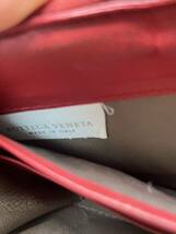 『人気モデル』bottega veneta ボッテガヴェネタ 長財布 ラウンドファスナー パイソン 蛇 赤 イントレチャート メンズ レディース_画像7
