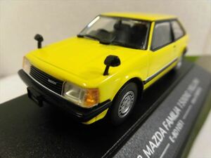 k 1/43 SAPI サピ マツダ ファミリア XG 1982 黄 前期 BD MAZDA 323 FF