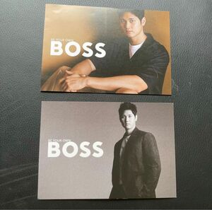 大谷翔平　ポストカード2枚セット！ドイツ Hugo Boss