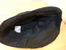 (n000u)レディース　帽子　冬物　八百吉　SS　54.5cm　小さいサイズ　黒　女性用　婦人　_画像4