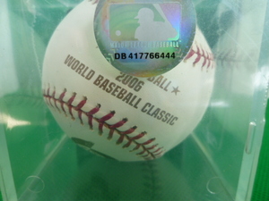 WBC2006ワールドベースボールクラスシック王ジャパン新品未使用品公式公認試合球イチロー・王貞治・松坂大輔・川崎 TOKYOオリンピック