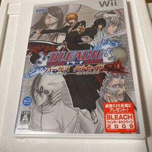 未開封 Nintendo Wii BLEACH バーサス クルセイド ブリーチ ニンテンドー ゲーム ソフト 本体 任天堂 ウィー ゲームソフト 未使用品 新品