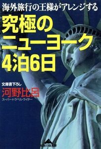 究極のニューヨーク４泊６日 海外旅行の王様がアレンジする 知恵の森文庫／河野比呂(著者)