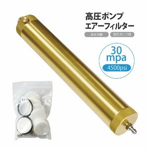 高圧 ポンプ 油水分離 エアーフィルター 30mpa 4500psi コンプレッサー 水分分離 オイルフィルター ダイビング