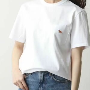 メゾン キツネ ベイビーフォックス パッチ ポケット Tシャツ Mサイズ