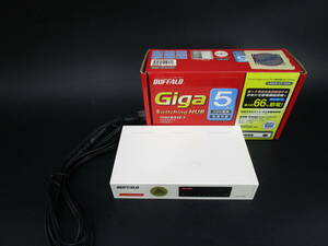 即決　BUFFALO バッファロー Gigaスイッチングハブ　5ポート　LSW3-GT-5NS　通電OK　送料710円（TT996