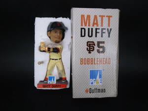 即決　MATT DUFFY.マット・ダフィー.MLB.サンフランシスコ・ジャイアンツ.SGA..ボブルヘッド.2016年　.球場配布　送料710円（MUNN