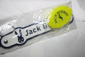 ★正規品★パーリーゲイツ PEARLY GATES Jack Bunny ジャックバーニー★タオルホルダー＆コインケース　ノベルティ★非売品★蛍光イエロー