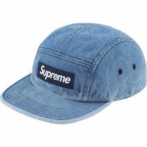 【新品 デニム 23AW Washed Chino Twill Camp Cap】 supreme 23fw denim キャンプキャップ box logo ボックスロゴ leopard corduroy_画像2