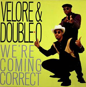 Velore & Double-O / We're Coming Correct【LP】1987 / US / Virgin Records America, Inc. / 1-90634 / 検索：333yen vinyl