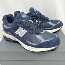 27.5cm 新品 2002R ゴアテックス ネイビー GORETEX 防水 NEWBALANCE ゴア 2002 RXF M2002R レザー GORE-TEX GTX レイン 雨 スニーカー_画像2