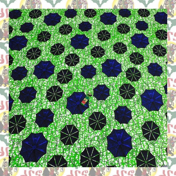 【SALE/270cm x 110cm/3ヤード】アフリカンプリント生地 barg-o72 アフリカ布 アフリカ生地 ゴールドプリント アンカラ キテンゲ パーニュ