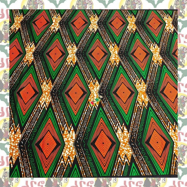 【SALE/180cm x 110cm/2ヤード】アフリカンプリント生地 barg-o93 アフリカ布 アフリカ生地 ゴールドプリント アンカラ キテンゲ パーニュ