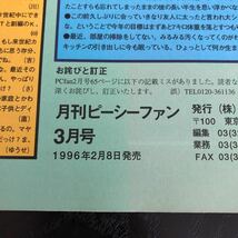 ル3 PCfan ピーシーファン 1996年3月 パソコン Windows インターネット アダプター 機能 ソフト 使い方 電子 サーバー プリンタ カメラ_画像7