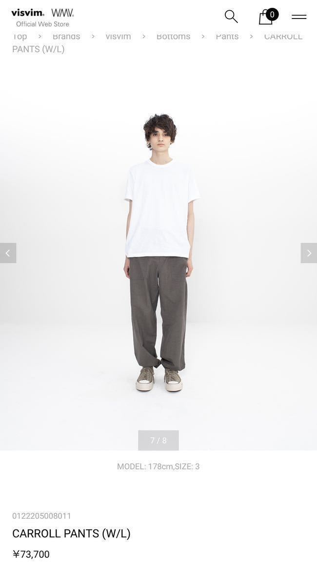 visvim キャロルパンツ サイズ3 ブラック 定価 JChere Yahoo