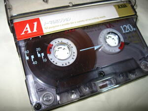 使用済み　中古　カセットテープ　AXIA　A1　Type1　 ノーマル　120分　1本　爪あり　No1563