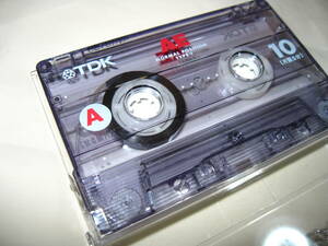 使用済み　中古　カセットテープ　TDK　AE10　Type1　 ノーマル　10分　1本　爪あり　No1559