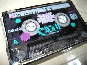 使用済み　中古　カセットテープ　日立Maxell　CD's2　Type2　ハイポジ 　60分　1本　爪なし　No1563