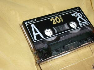 使用済み　中古　カセットテープ　SONY　CDix2　Type2　ハイポジ 　20分　1本　爪あり　No158