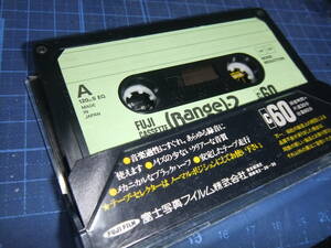 使用済み　中古　カセットテープ　富士アクシア　C60　Type1　ノーマル 60分　1本　爪あり　No1616