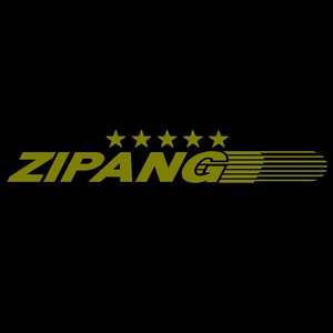 当店オリジナル　ZIPANG=５つ星　【送料無料】【5cm x 30cm】【金色】【カッティング・切文字ステッカー】