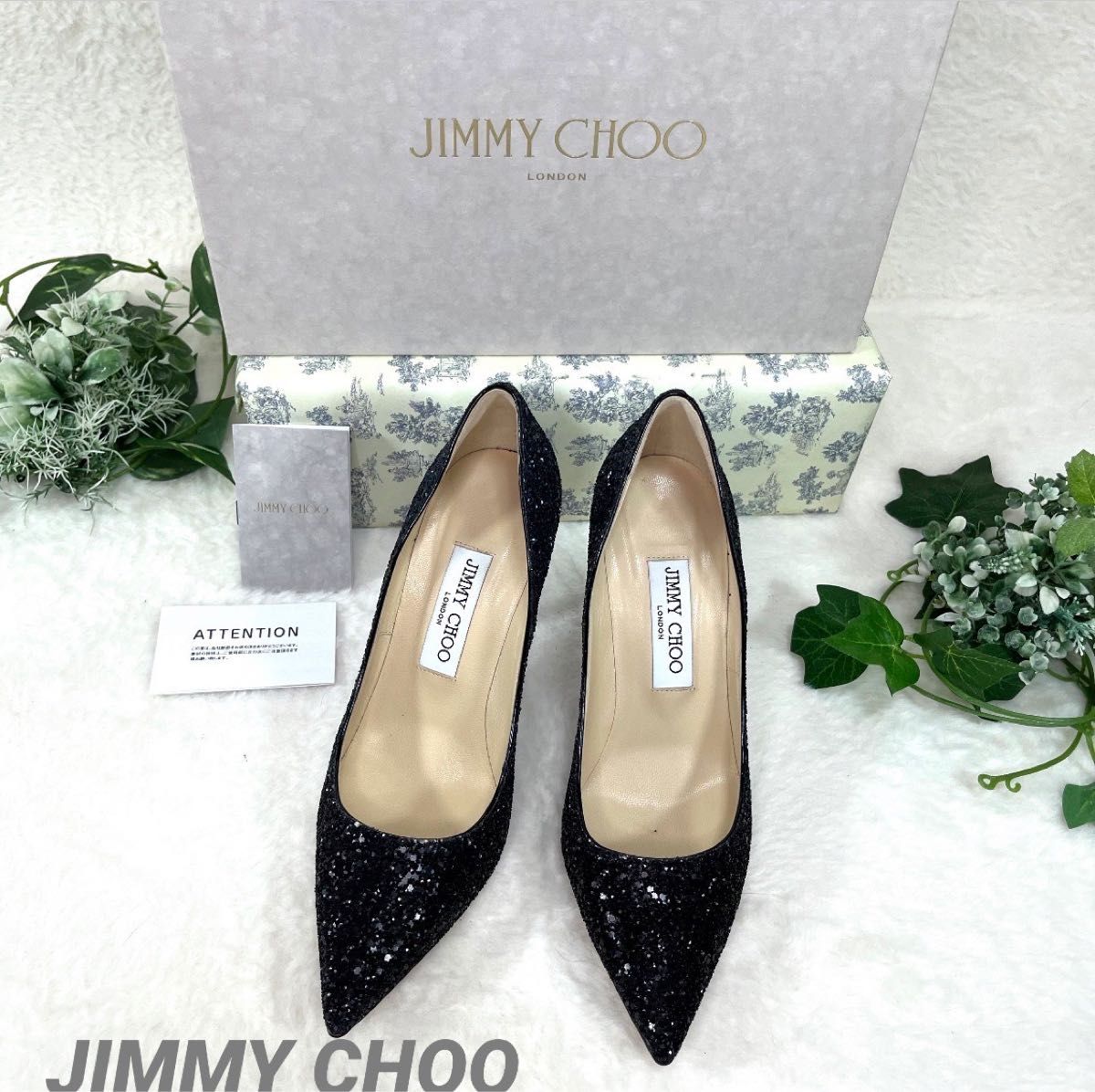 jimmy choo ジミーチュウ フラットシューズ パンプス バレエシューズ