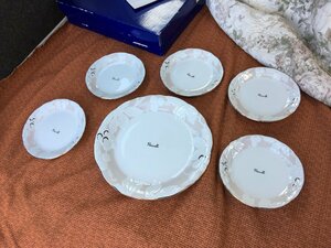 【御縁～】6点 KURIYAMA パーティーセット クリヤマ 未使用品 ヌーベル 大皿 中皿 食器 陶磁器 プレート テーブルウェア