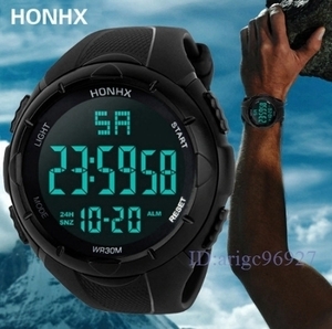 F352★LED防水腕時計スポーツ時計電子時計 デジタル時計 男性デジタル軍事スポーツ時計