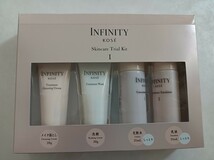 【KOSE コーセー INFINITY インフィニティ】スキンケアトライアルキット Ⅰ メイク落としクレンジング 洗顔料 化粧水 ローション 乳液 _画像1