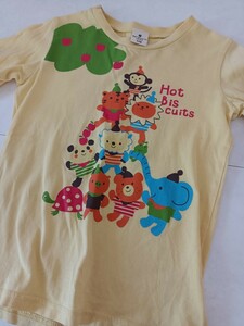 【HOT BISCUITS ホットビスケッツ MIKI HOUSE ミキハウス】長袖 カットソー トップス ロンT 長袖Tシャツ size 110cm(110 115 125)