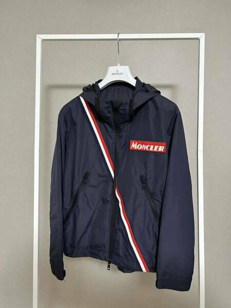 モンクレール★MONCLER★size1★ビッグロゴフードブルゾン★正規品★ジャパンタグ付