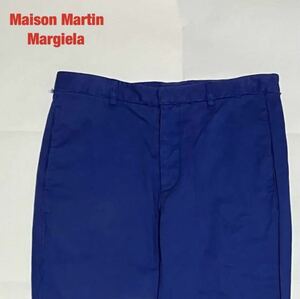 【希少】Maison Martin Margiela　マルタンマルジェラ　スラックスパンツ　フライフロント　ダメージ加工　カットオフ　14AW　S50KA0274