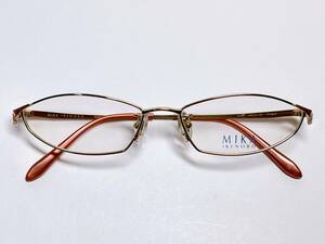 池坊 MIKA IKENOBO メガネ ★ 日本製 チタン 軽量 スリム 美品 ★ 眼鏡 メガネフレーム 女性用