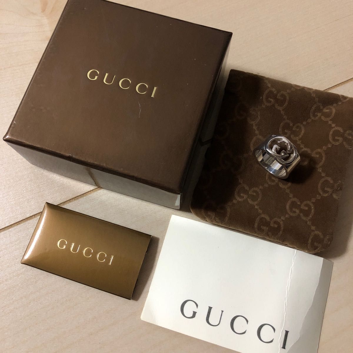 グッチ ロゴリングの新品・未使用品・中古品|PayPayフリマ